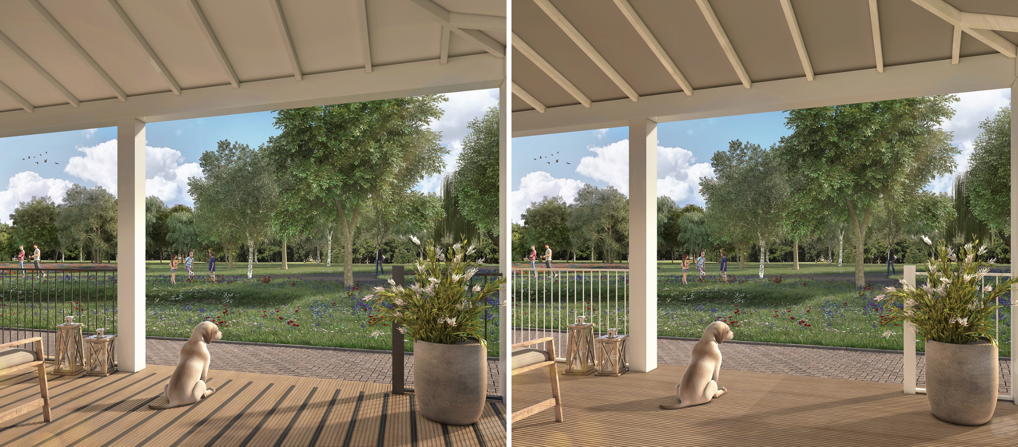 Aanpassingen veranda impressie